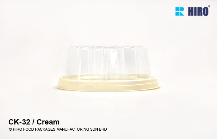 cake box CK-32 Cream with lid side