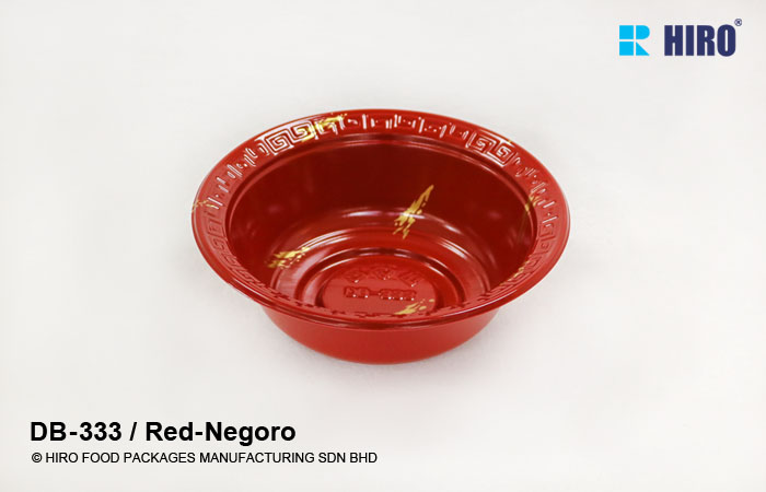 Donburi bowl DB-333 Red-Negoro