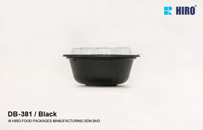 Donburi bowl DB-381 Black lid side
