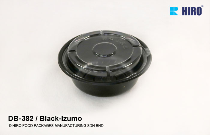 Donburi bowl DB-382 Black lid