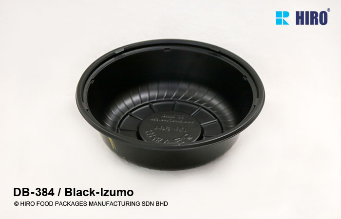 Donburi bowl DB-384 Black-Izumo