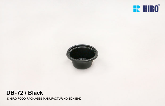Disposable sauce cup DB-72 Black