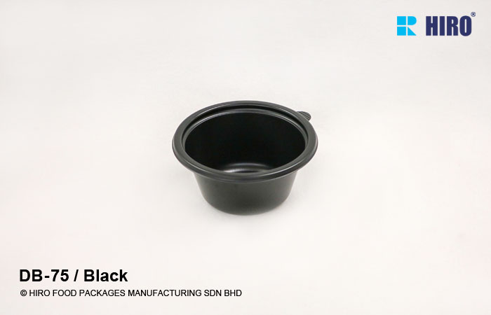 Disposable soup cup DB-75 Black