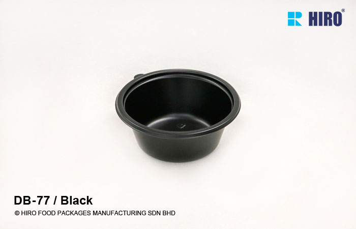 Disposable soup cup DB-77 Black