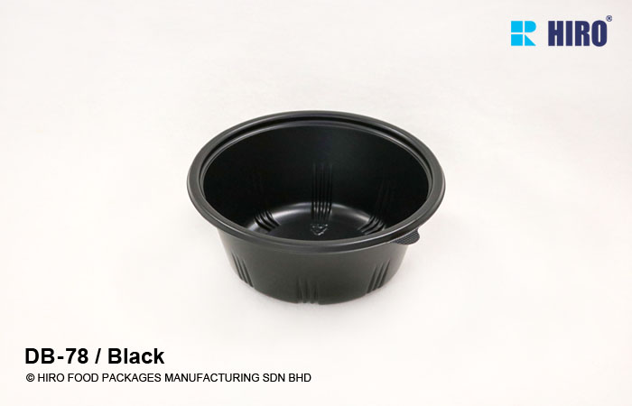 Disposable soup cup DB-78 Black