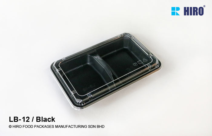 Lunch Box LB-12 Black lid