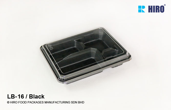 Lunch Box LB-16 Black lid