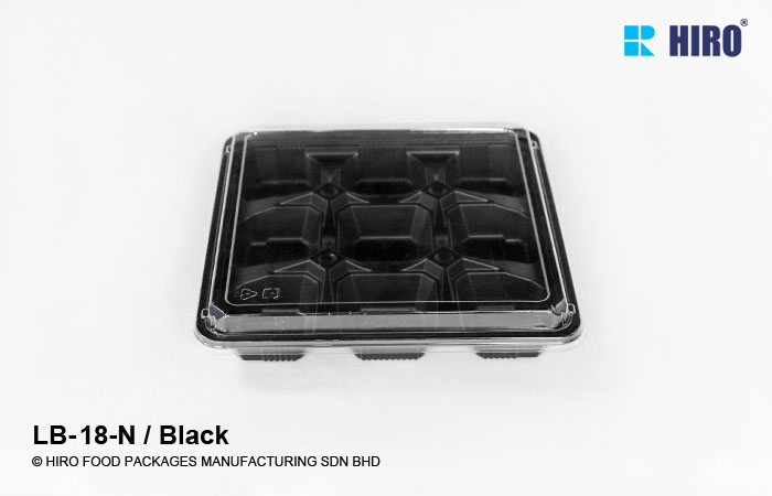 Lunch Box LB-18-N Black lid