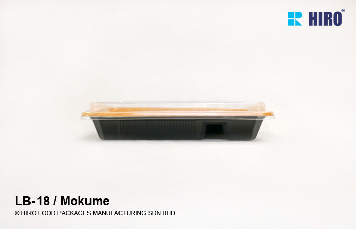 Lunch Box LB-18 Mokume side lid