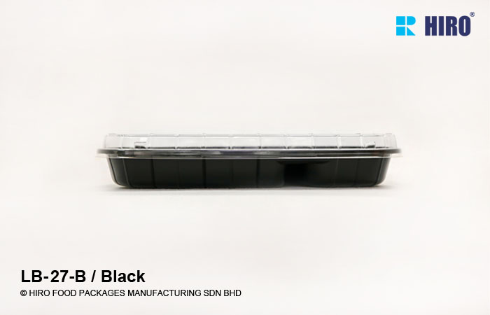 Lunch Box LB-27-B Black lid side