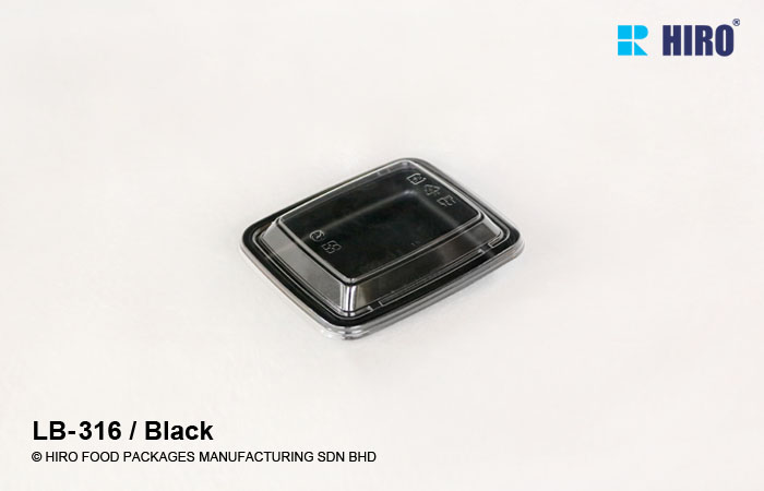 Lunch Box LB-316 Black lid