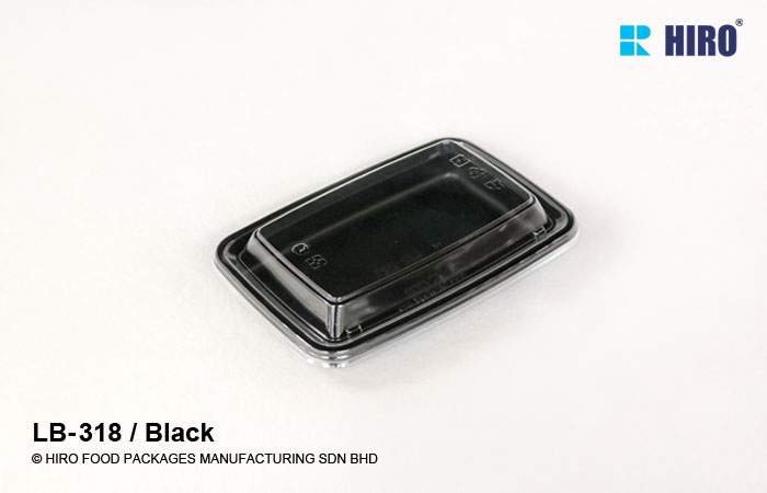 Lunch Box LB-318 Black lid