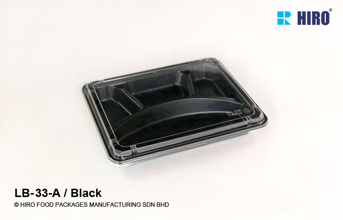 Lunch Box LB-33-A Black lid