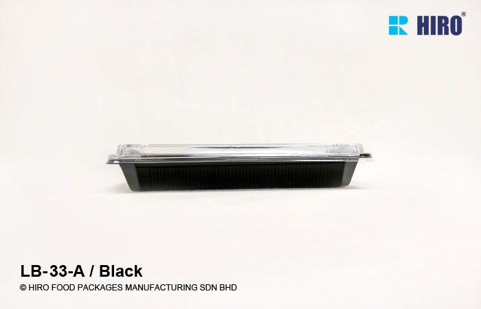 Lunch Box LB-33-A Black lid side