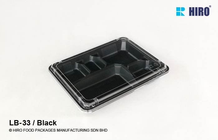 Lunch Box LB-33 Black lid