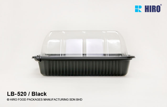 Lunch Box LB-520 Black lid side