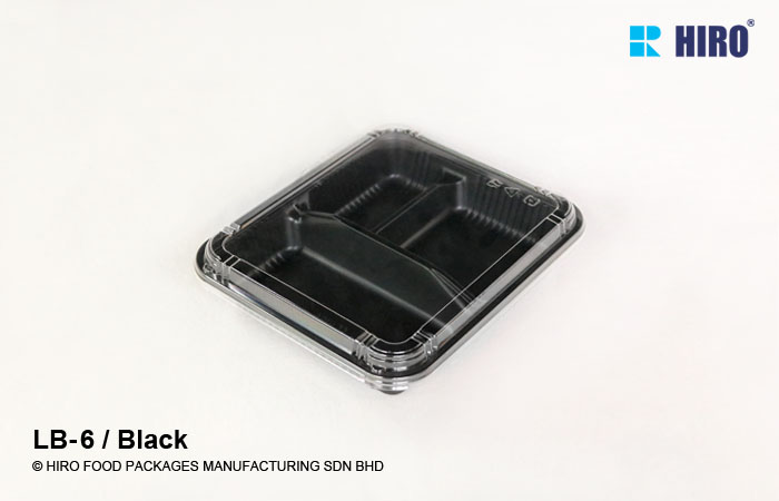 Lunch Box LB-6 Black lid