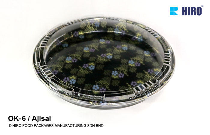 Sushi Platter OK-6 Ajisai with lid