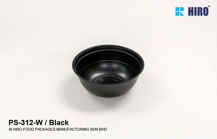 Donburi bowl PS-312-W Inner Black