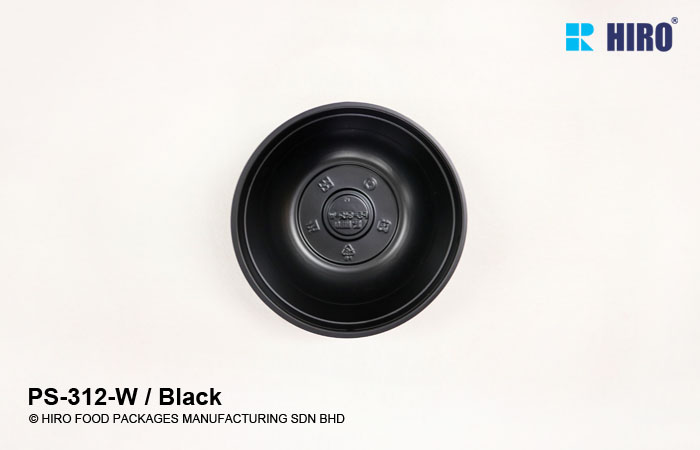 Donburi bowl PS-312-W Inner Black top
