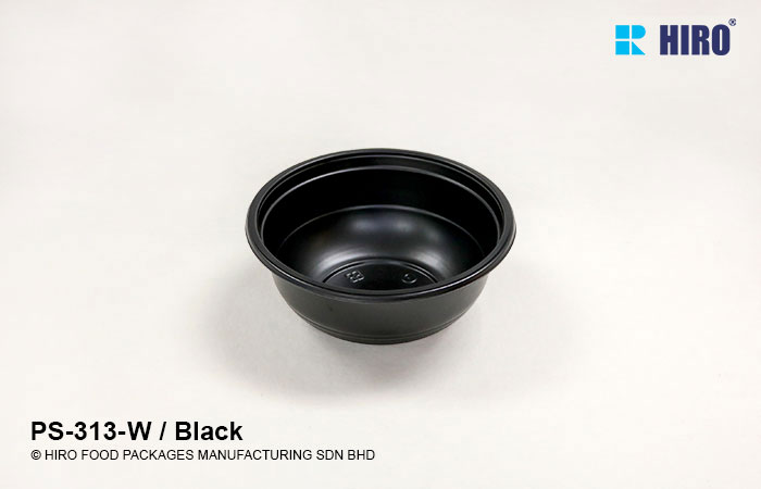 Donburi bowl PS-313-W Inner Black