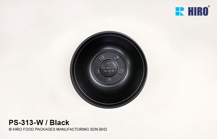 Donburi bowl PS-313-W Inner Black top