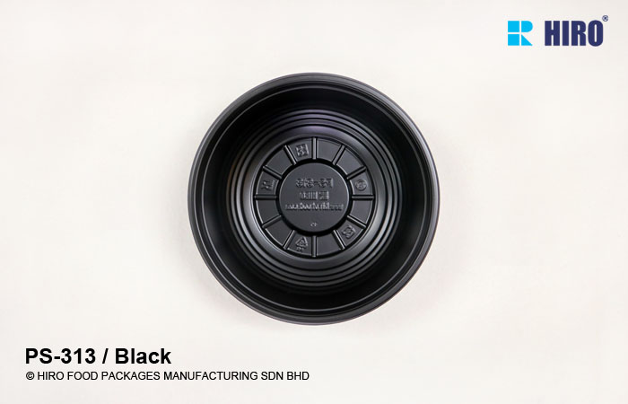 Donburi bowl PS-313 Black top