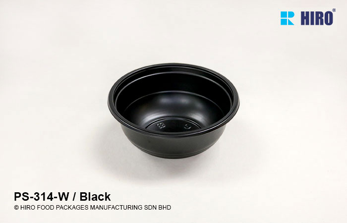 Donburi bowl PS-314-W Inner Black