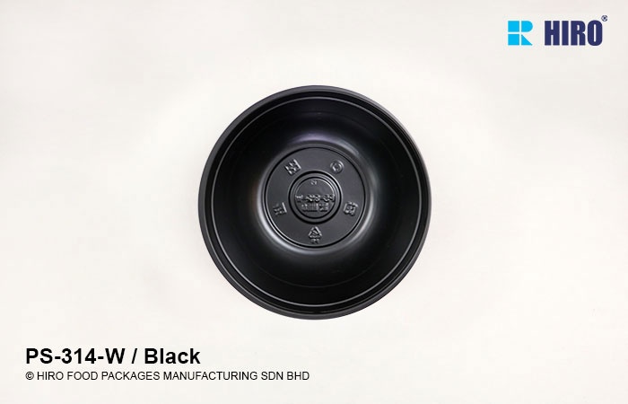 Donburi bowl PS-314-W Inner Black top