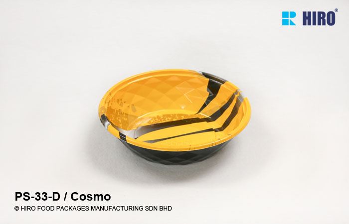 Round Diamond shape food container PS-33-D Cosmo