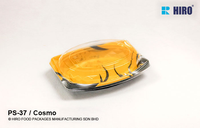 Round Diamond shape food container PS-37 Cosmo lid