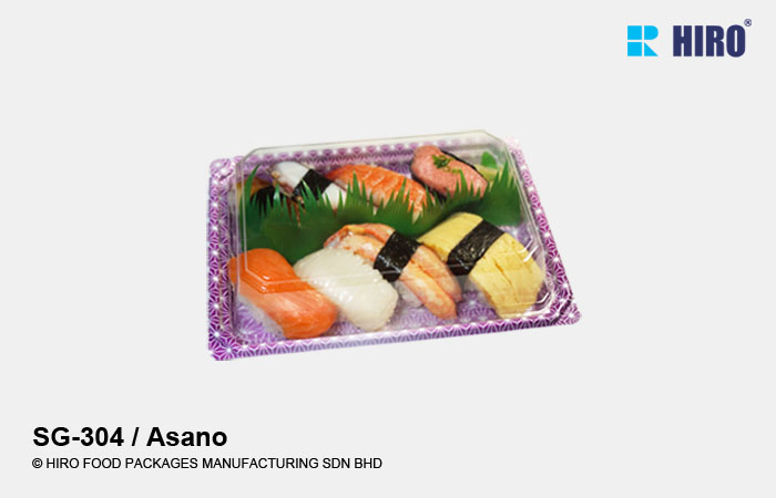 Sushi Tray SG-304 Asano with food
