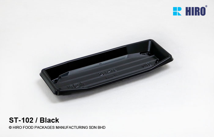 Sushi tray ST-102 Black