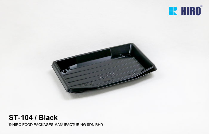 Sushi tray ST-104 Black