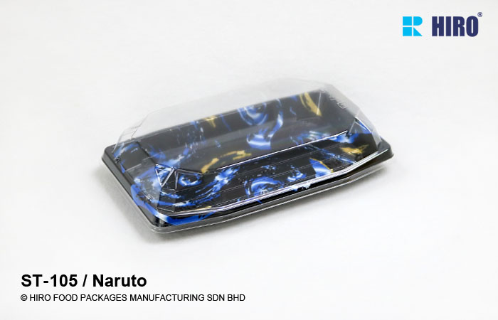 Sushi tray ST-105 Naruto with lid