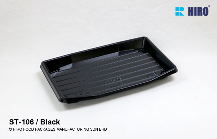 Sushi tray ST-106 Black