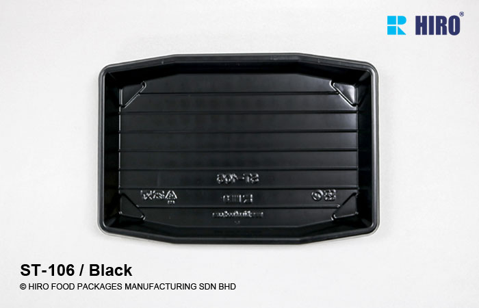 Sushi tray ST-106 Black top