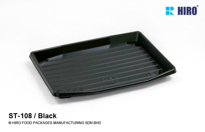 Sushi tray ST-108 Black