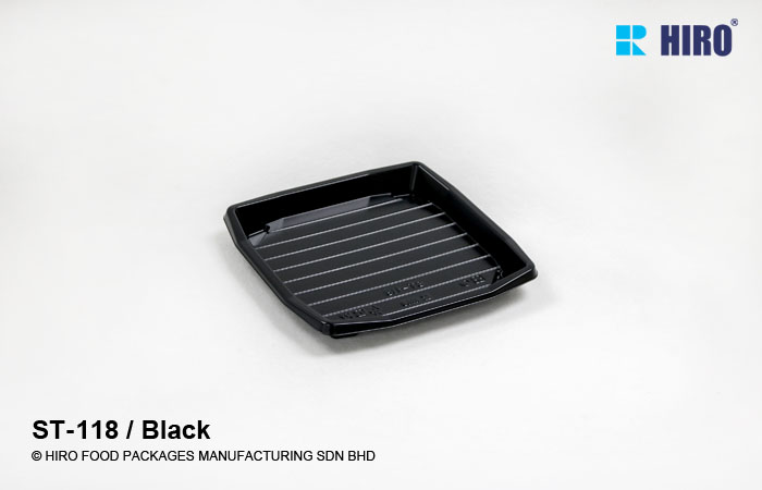 Sushi tray ST-118 Black