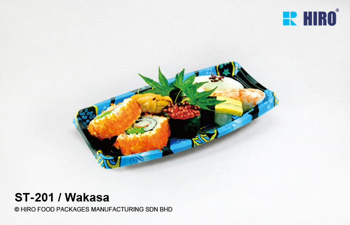 Sushi Tray ST-201 Wakasa with food