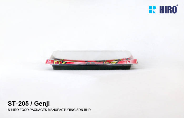 Sushi Tray ST-205 Genji with lid side
