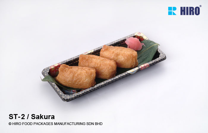 Sushi Tray ST-2 Sakura with food