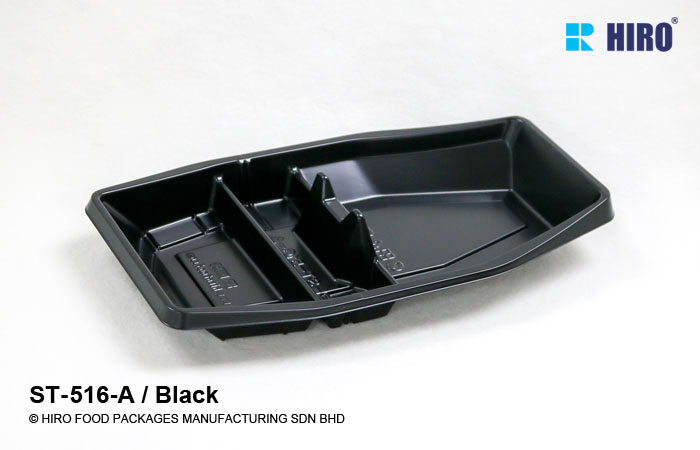 Sushi Sashimi Boat Platter ST-516-A Black