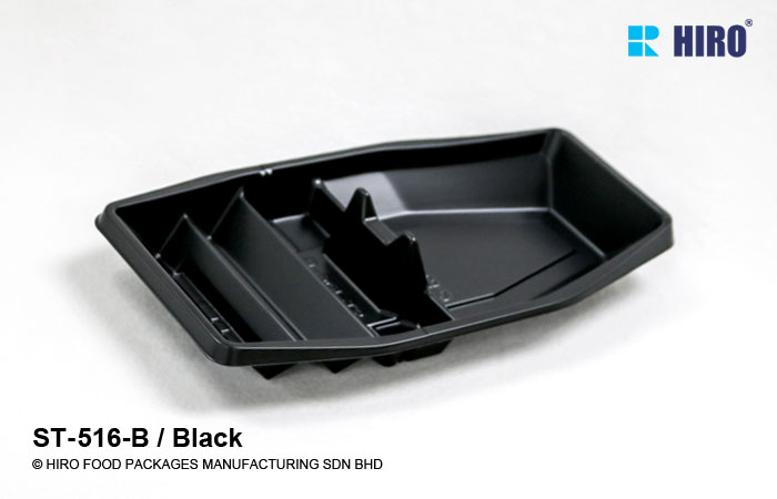 Sushi Sashimi Boat Platter ST-516-B Black
