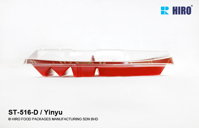 Sushi Sashimi Boat Platter ST-516-D Yinyu with lid side