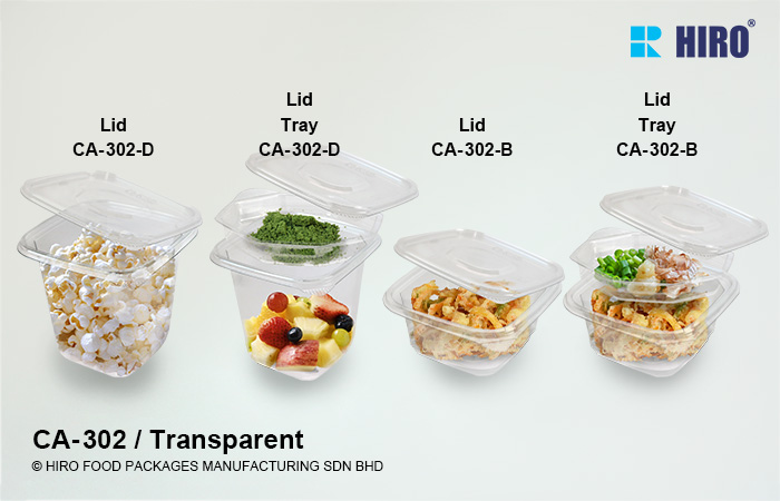 Food container CA-302-D/B/Tray/Lid