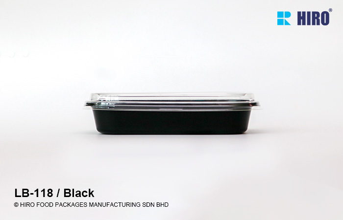 Lunch Box LB-118 Black Side