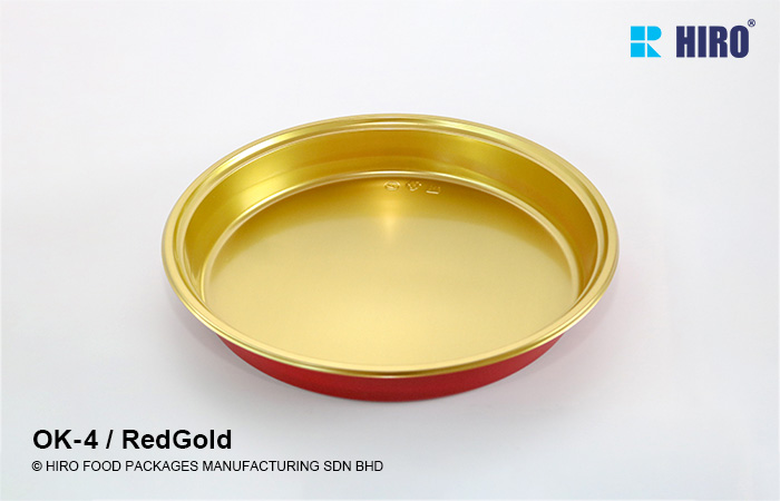 Sushi Platter OK-4 Red-Gold