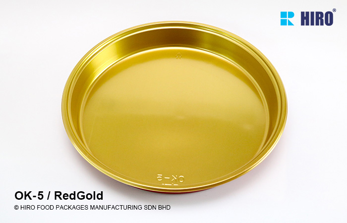 Sushi Platter OK-5 Red-Gold