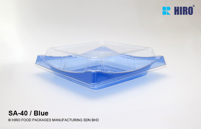 Sushi Tray SA-40 Blue Lid